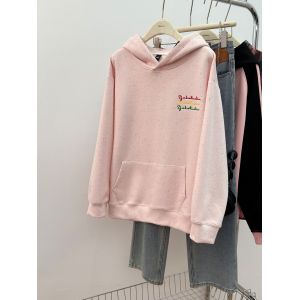 Sweats Femme Automne Et Hiver Avec Velours Et Broderies Épaisses Fleurs, Manteau Ample Mi-Long Avec Capuche, Hauts Femme - Neuf