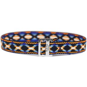 Kalanka-- Bracelet Ruban Ethnique 10mm - Fait Main En France Bijou Homme Ou Femme Ajustable - Neuf