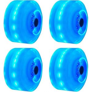 4 Roues De Remplacement Lumineuses Pour Planche À Roulettes Double,Planche À Roulettes Led,Noyau 82a - Neuf