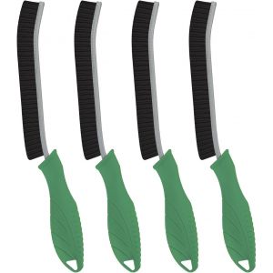 4 Pièces Brosse Nettoyage Salle de Bain Brosse à Joint Carrelage Poil Dur pour Cuisine et Fenêtre Éviers Toilettes WC Baignoire Carrelage Sol (4Noir) - Neuf