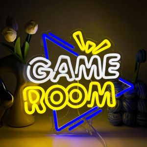 Game Room Neon Sign Gaming Neon Lights N&eacute;on De Jeu Led N&eacute;ons Wall Decor Usb Aliment&eacute; N&eacute;on Lettres Pour Chambre Salle De Jeux Bar Enfants Cadeau D&eacute;coration De F&ecirc;te - Neuf