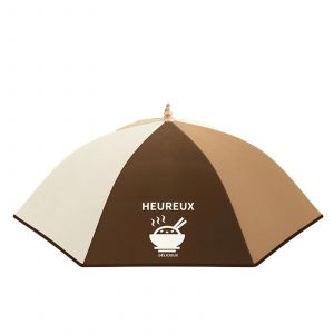 Parapluies Forme Couvercle Isol&eacute; Pour Aliments Ventouse Couverture D'isolation Alimentaire Pliable Fournitures De Cuisine Marron,Moyen - Neuf