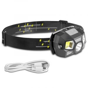 Lampe Frontale Led Usb Rechargeable Lampe Frontale Lampe De Poche Camping &Eacute;tanche Nouveau - Neuf