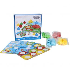 Jouets educatifs pour enfants de 4 a 6 ans, jeu de societe interactif parent-enfant (coloriage de tableau de couleur) - Neuf