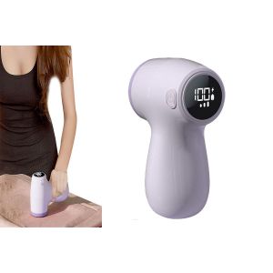 Rasoir &agrave; tissus rechargeable avec affichage num&eacute;rique et vitesses r&eacute;glables pour l'&eacute;limination des peluches - Neuf