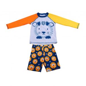 Maillot De Bain 2 Pieces Pour Enfant, Confortable Et Elastique, Ideal Pour La Plage Et La Piscine - Neuf