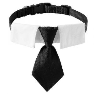 Collier De Cou De Chien Réglable Collier De Chien Avec Cravate Mariage Colliers De Chien Formels Pour Chiens Animaux De Compagnie - Neuf