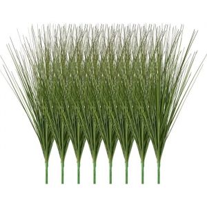 Herbe Artificielle en Tige 68,6 cm-Duoku-Lot de 8 Plantes D&eacute;coratives-Adapt&eacute; pour Int&eacute;rieur et Ext&eacute;rieur-Jardin - Neuf