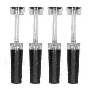 4pcs Bouchon De Vin Sous Vide Ralentir Loxydation Garder La Fracheur Tanche Durable Rutilisable Bouchon De Bouteille De Vin 2025 - Neuf