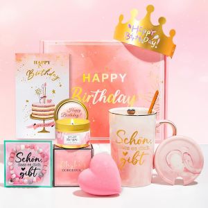 Eryi-Cadeau Femme Anniversaire,Coffret Cadeau Femme,Idée Cadeaux Femme 18,20,30,40,50 Ans Anniversaire Pour Meilleure Amie,S?ur,Collègues,Birthday Gift - Neuf