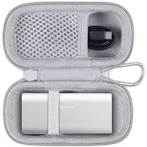 Eryi-Dur Étui De Voyage Rigide Housse Cas Coque Pour Anker Powerbank 621, Housse De Protection Compatible Anker Connecteur Lightning Intégré 5000mah 12w Chargeur Portable(Boîte Seule,Case Only) - Neuf