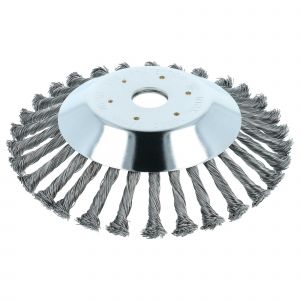 vhbw Brosse &agrave; d&eacute;sherber en m&eacute;tal dur compatible avec Makita DBC CG260B, 340, 300, 290, 250, CG330B outil de jardin, d&eacute;broussailleuse - &Oslash; 20 cm - Neuf