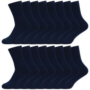 Lot De 8 Paires De Chaussettes Pour Diabétiques Pour Homme 43-46 35-42-Sans Élastique-Sans Coutures Pressantes - Neuf