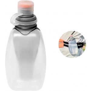 Checarzhn--No1-Gourde De Course - 250 Ml - Bouteille D'eau Portable - Bouteille D'eau Pour Le Sport - Anti-Fuite - Pour Ceinture D'hydratation Ou Gilet - Idéal Pour La Course, La Randonnée, Le Cyclis - Neuf