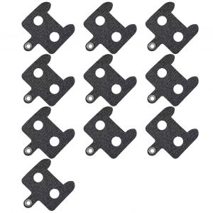 10Pcs Clip de téléphone portable sécurisé Support de téléphone pratique avec trou de suspension en métal robuste Téléphone Cou Lanière Patch - Neuf