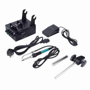 XYONG Kit de station de fer a souder industriel, thermostat a pedale, 60 W, prise AU, 220 V CA - Neuf