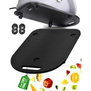 SJZG-Planche Coulissante Pour Thermomix Tm6 Tm5 Avec Roulettes Pour Thermomix Tm6 - Avec Roulettes - Déplacement Rapide - Pour Thermomix Tm6 Slider Pour Thermomix Tm5 - Avec 4 Pieds En Caoutchouc - Neuf