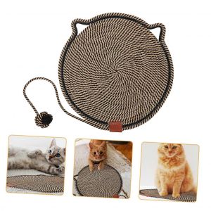 Tapis Griffoir Rond Pour Chat, Lit Pour Chat, Tapis Griffoir Pour Chatons D'interieur - Neuf