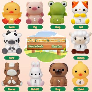 Animals Toy 3 Years,Baby Toy 3 Years Educational Montessori Toy Baby Toy 36 Months Girl Toy 3 Years Gift Baby 3 Years Gift Girl Child Boy 3 Years (Animals-10) - Neuf