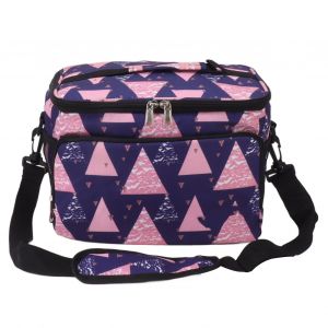Sac a dejeuner isotherme, etanche, grande capacite, portable, pour camping, voyage, triangle - Neuf