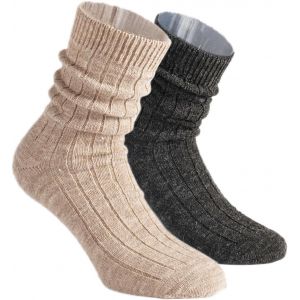 Lot De 2/4 Paires Chaussettes Laine Alpaga,Chaussettes Hiver,Chaussettes Thermiques,Made In Italy - Neuf
