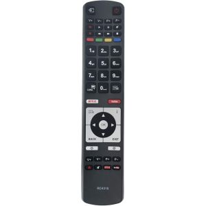 Rc4318 Rc4318P Replacement Remote Control Compatible With Edenwood Finlux Telefunken Tv - Neuf