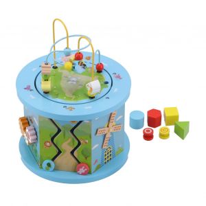 Cube d'activites, jouet educatif pour tout-petits - Neuf