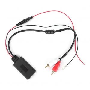 Module récepteur AUX Bluetooth universel,adaptateur 2 RCA AUXIN pour autoradio - Neuf