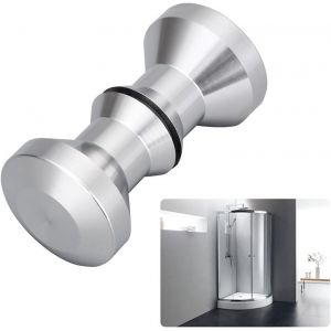 1 Pi&egrave;ces Poign&eacute;e Porte Douche, 30mm Porte de Douche Ronde Bouton en Acier Inoxydable 304, Poign&eacute;e de Porte en Verre, Porte de Douche Poign&eacute;es, pour Salle de Bain, Cuisine, Maison, Bureau, H&ocirc;tel - Neuf