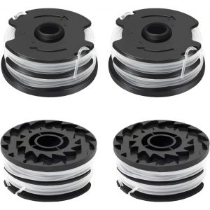 SUBZONAL-4 Pi&egrave;ces Bobine de Fil Convient pour Parkside TLP-01,Rechange Coupe Bordure pour Parkside PRTA 20-Li C3, A1, B1, B2, PRT 550 A1, A2, A3, A5, B6, PRT 300 A1, &Oslash;1,6mm 10m Longueur(4 Bobine) - Neuf