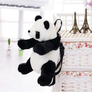Sac à Dos Cartable Peluche Panda Enfants Schoolbag Ecole Maternelle 35cm - Neuf