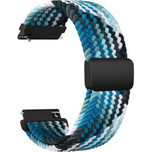 Bracelet De Montre Universel Pour Femme Et Homme - Bracelet De Rechange En Nylon Tress&eacute; Avec Aimant - 20 Mm - Neuf