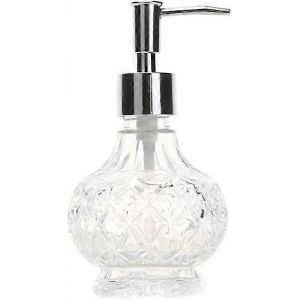 Distributeur de savon liquide en verre vide,bouteille &agrave; pompe vintage,lotion pour les mains,shampooing,savon,r&eacute;cipient - Neuf
