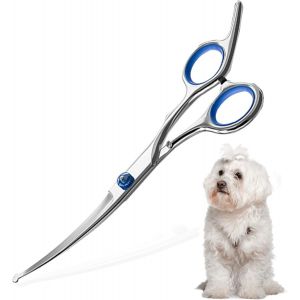 Jgd-Ciseaux De Toilettage Pour Animaux De Compagnie, Ensemble De Ciseaux De Toilettage De Chien De 15,2 Cm &Agrave; Bout Arrondi De S&eacute;curit&eacute;, Ciseaux En Acier Inoxydable Pour Le Toilettage Et Le - Neuf