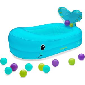 Tdrfl-Whale Bubble Inflatable Bath Tub And Ball Set - Neuf