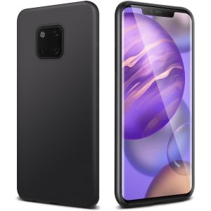 Sjzg-&Eacute;tui De Protection Pour Huawei Mate 20 Pro, Ultra Fin, En Silicone Tpu Souple, Compatible Avec Huawei Mate20 Pro, Anti-Chocs, Anti-Rayures, Noir - Neuf