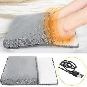 Coussin Chauffant &Eacute;lectrique Pour Les Pieds, Couverture Chauffante En Flanelle Avec Thermostat, Id&eacute;ale Pour L'hiver. - Neuf
