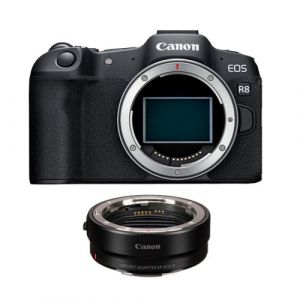 Appareil photo Canon EOS R8 + adaptateur de montage EF-EOS R - Neuf
