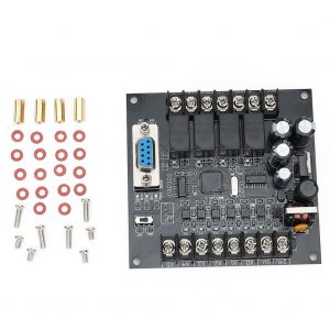 Carte de controle industrielle PLC FX1N-10MR, module de relais programmable a retardement CC 24 V (type A) - Neuf