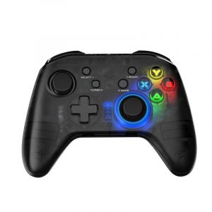 Manette Sans Fil Bluetooth T4 Pro Pour Switch, Manette Switch Pro Avec Rétroéclairage Led, Manette Turbo Avec Deux Moteurs, Manette Programmable Pour Iphone/Android/Pc - Neuf