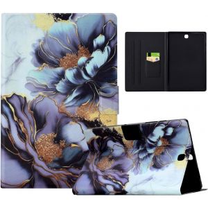 Coque Pour Samsung Galaxy Tab A 9.7 8.7 Pouces (Sm-T550/Sm-T555) Tablette Housse De Protection,Cuir Pu Étui Cover Case Pour Samsung Galaxy Tab A 9.7,Fleurs De Pivoine[Coq9125696] - Neuf