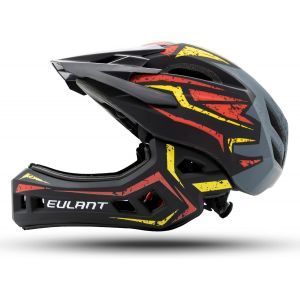 Subzonal-Casque Integral Vtt Pour Enfants,Casque Enfant Avec Mentonniere Pour V&eacute;lo Bmx Moto Hoverboard,Poids L&eacute;ger & Amovible - Neuf