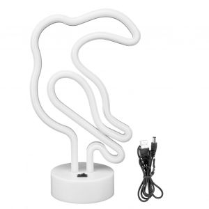 Hjlian Veilleuse De Bureau En Forme D'oiseau, Alimentee Par Usb Ou Par Batterie, Couleur Chaude, Ideale Pour Une Fete De Mariage Ou Une Chambre D'enfant - Neuf