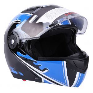 Casque De Securite Universel Pour Moto Et Velo, Integral, Double Lentille, Antibuee, Taille M - Neuf