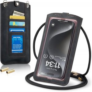 Petit Sac Sacs &Agrave; Bandouli&egrave;re Sac T&eacute;l&eacute;phone Portable Femmes Homme Mini Pochette En Pu Cuir Porte Portefeuille Avec Cha&icirc;ne De &Eacute;cran Tactile Pour Iphone 15 14 Samsung Xiaomi Jusqu'&Agrave; 7[PRO52908314] - Neuf