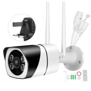 Camera de securite Bullet IP WiFi 1080P, etanche IP66, 100-240 V (Royaume-Uni) - Neuf