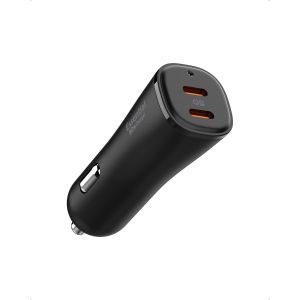 THEF-ArcStation Essential 50W Chargeur Allume Cigare USB C Rapide [2Ports & Compact] Mini Chargeur Voiture, PD/QC 3.0 PPS 30W+20W, Compatible avec iPhone 16 16e 15 14 13 & Samsung Galaxy S25 S24 etc - Neuf