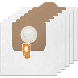 KAL-Lot De 6 Sacs Aspirateur Pour Karcher 6.959-130.0,Sacs En Tissu Non Tissé Compatibles Avec Wd3,Mv3,A2201/2204/2504/2554/2251/2604,Accessoires Et Pièces Détachées Pour Karcher Wd3 - Neuf