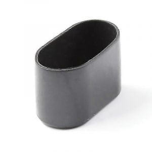 Protecteurs De Sol De Pied De Chaise 16pcs Noir 40x20mm Capuchons Durables - Neuf