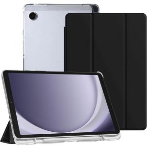 Coque Pour Samsung Galaxy Tab A9 (8,7 Pouces) Protection Antichoc Renforcé Avec Porte-Stylet - Noir - Neuf